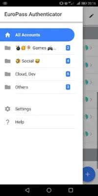 EuroPass 2FA Authenticator android App screenshot 4